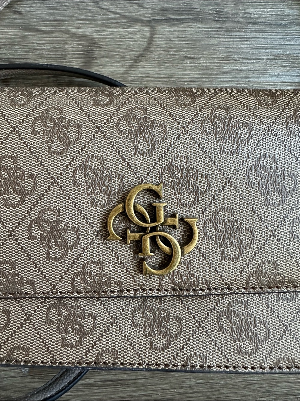 Crossbody Purse Women’s Brown Flap Organizer - Picture 2 of 7